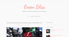 Desktop Screenshot of green-bliss.com