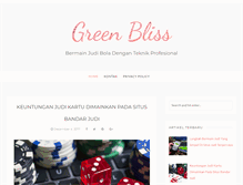 Tablet Screenshot of green-bliss.com